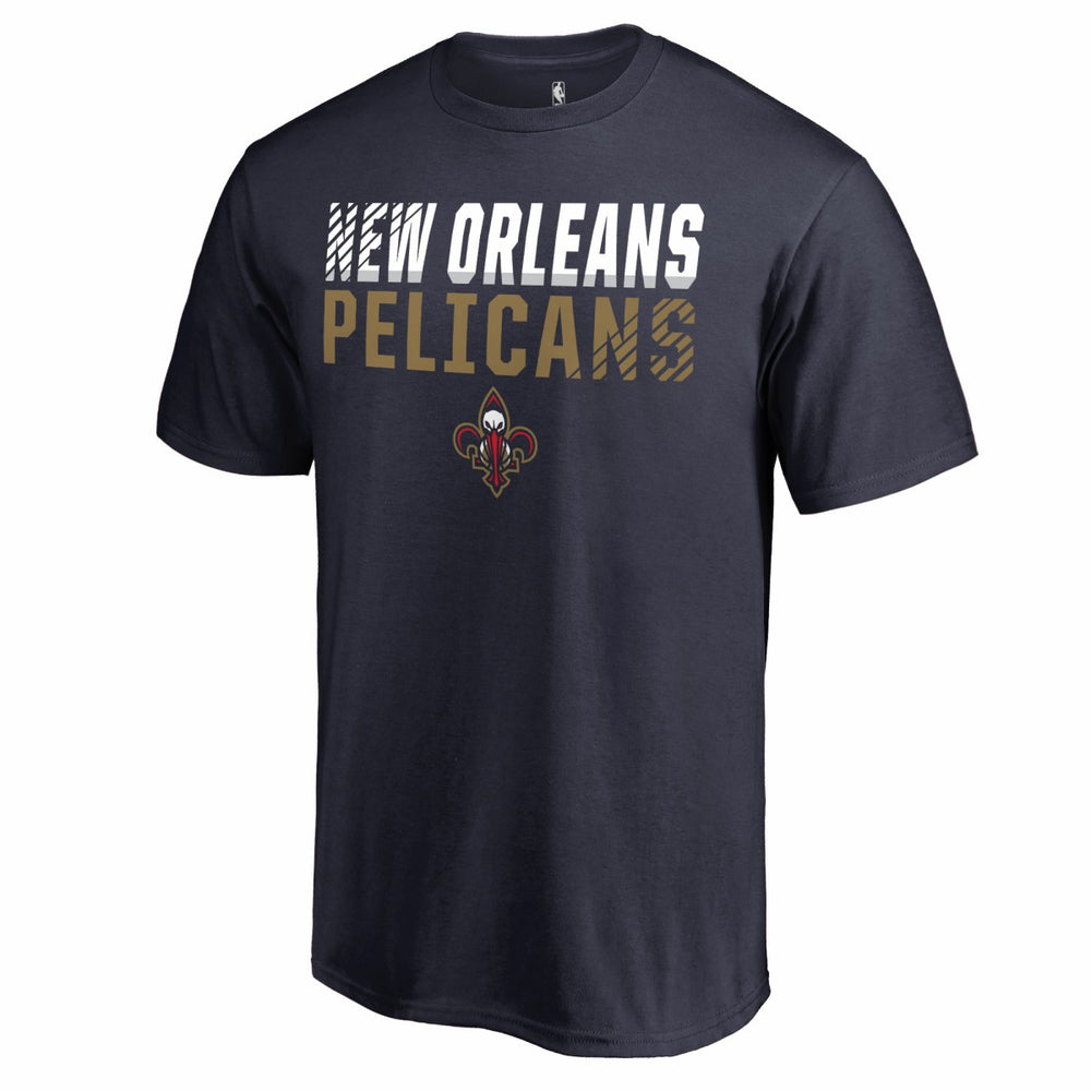 New Orleans Pelicans Fade Out T-Shirt Navy - NBA