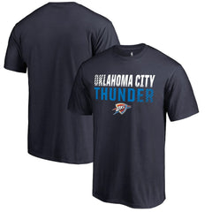 Oklahoma City Thunder Fade Out T-Shirt Navy - NBA