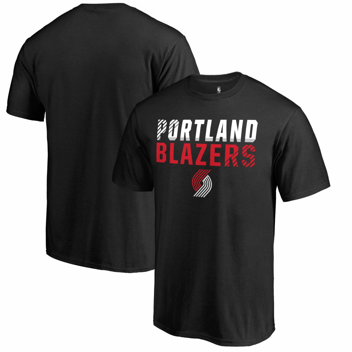 Portland Trail Blazers Fade Out T-Shirt Black - NBA