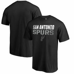 San Antonio Spurs Fade Out T-Shirt Black - NBA