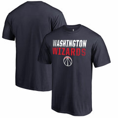 Washington Wizards Fade Out T-Shirt Navy - NBA