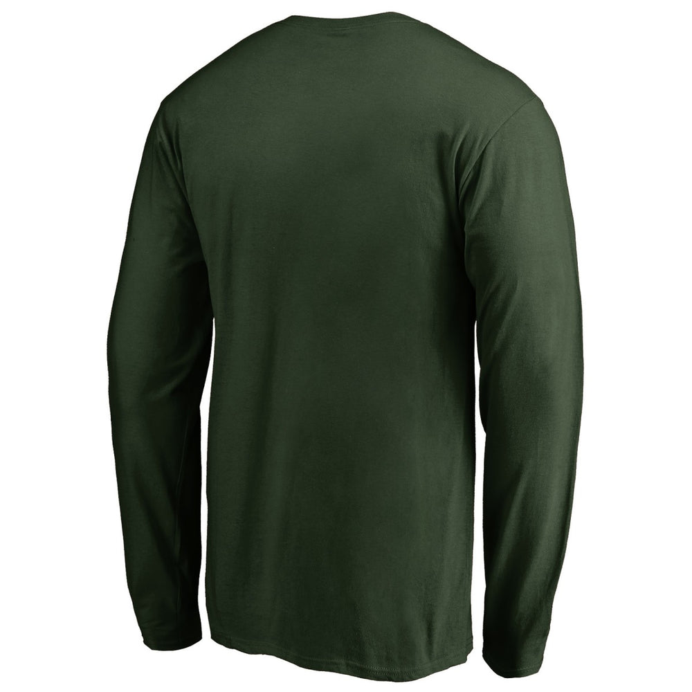 Milwaukee Bucks Onside Stripe Long Sleeve T-Shirt Hunter Green - NBA