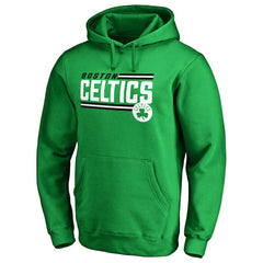 Boston Celtics Onside Stripe Pullover Hoodie Kelly Green - NBA