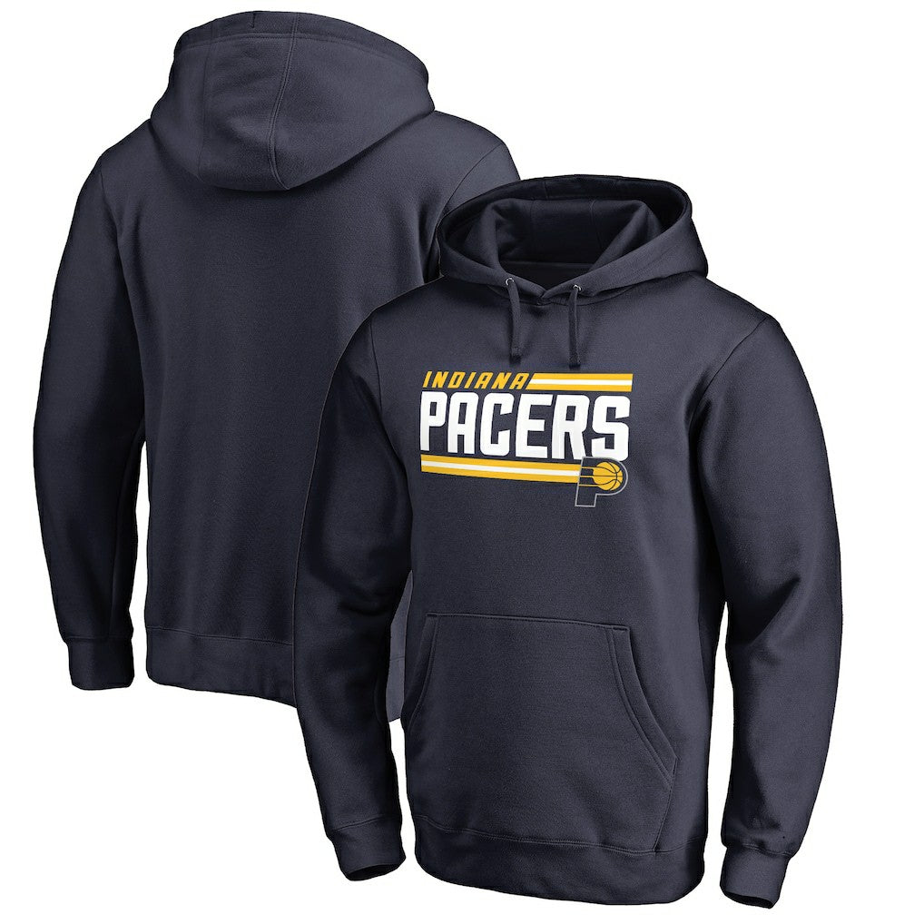 Indiana Pacers Onside Stripe Pullover Hoodie Navy - NBA