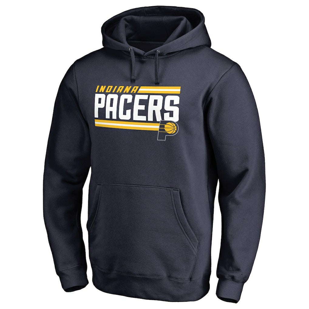 Indiana Pacers Onside Stripe Pullover Hoodie Navy - NBA