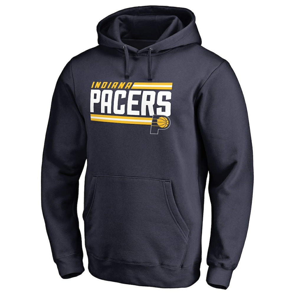 Indiana Pacers Onside Stripe Pullover Hoodie Navy - NBA