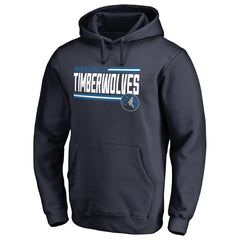 Minnesota Timberwolves Onside Stripe Pullover Hoodie Navy - NBA