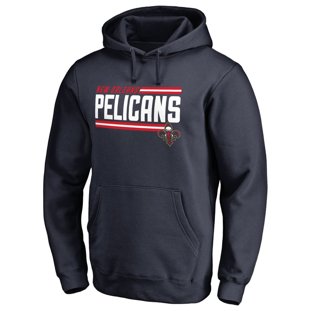 New Orleans Pelicans Onside Stripe Pullover Hoodie Navy - NBA