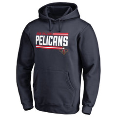 New Orleans Pelicans Onside Stripe Pullover Hoodie Navy - NBA