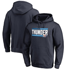 Oklahoma City Thunder Onside Stripe Pullover Hoodie Navy - NBA