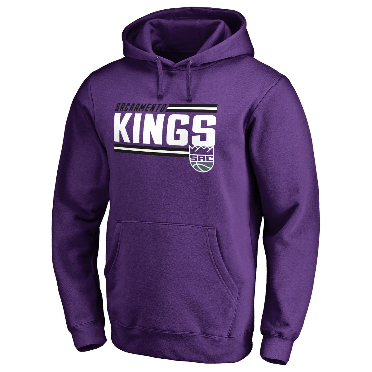 Sacramento Kings Onside Stripe Pullover Hoodie Purple - NBA