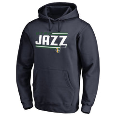 Utah Jazz Onside Stripe Pullover Hoodie Navy - NBA