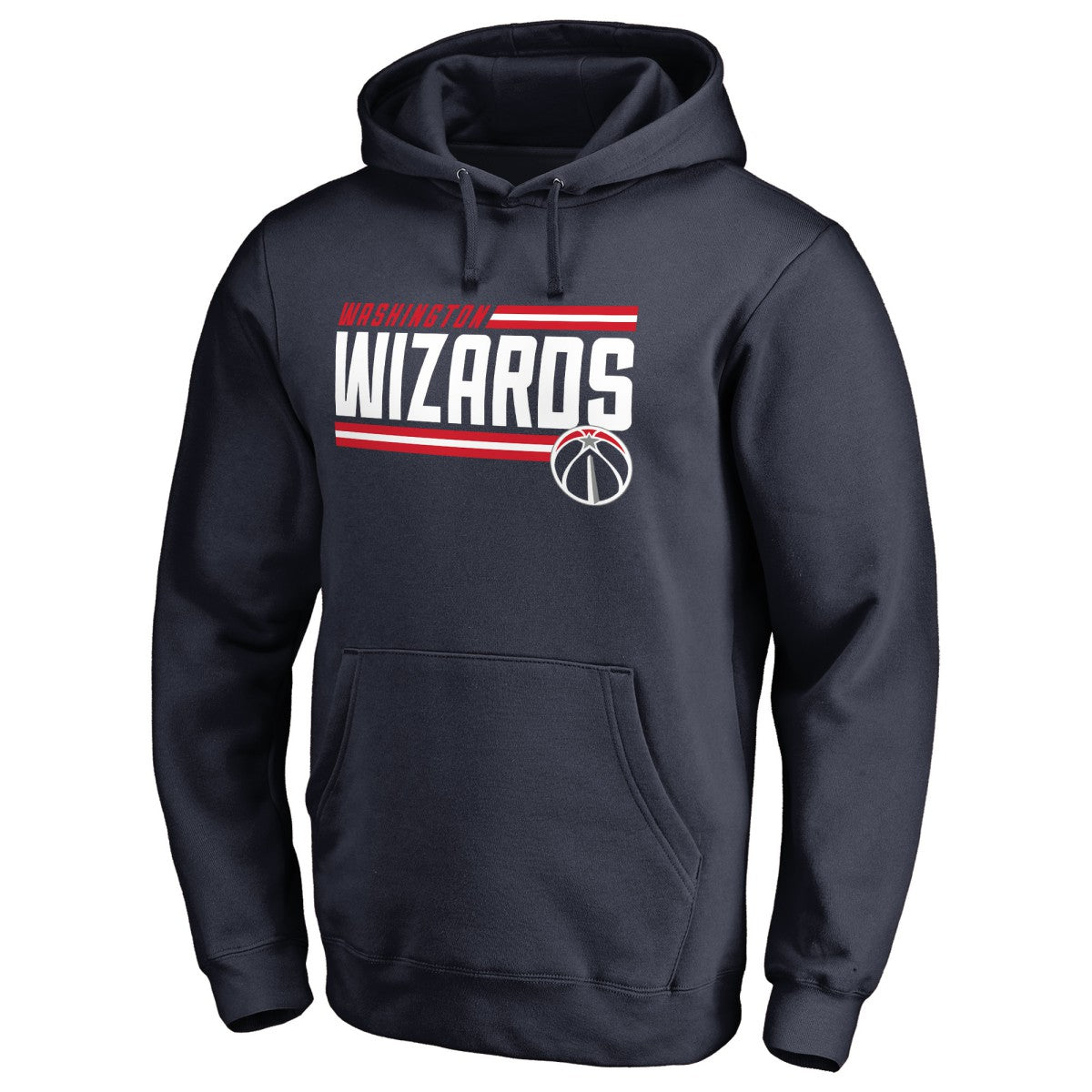 Washington Wizards Onside Stripe Pullover Hoodie Navy - NBA