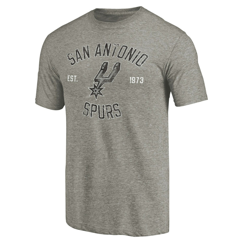 San Antonio Spurs Team Heritage Tri-Blend T-Shirt Gray - NBA