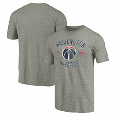 Washington Wizards Team Heritage Tri-Blend T-Shirt Gray - NBA