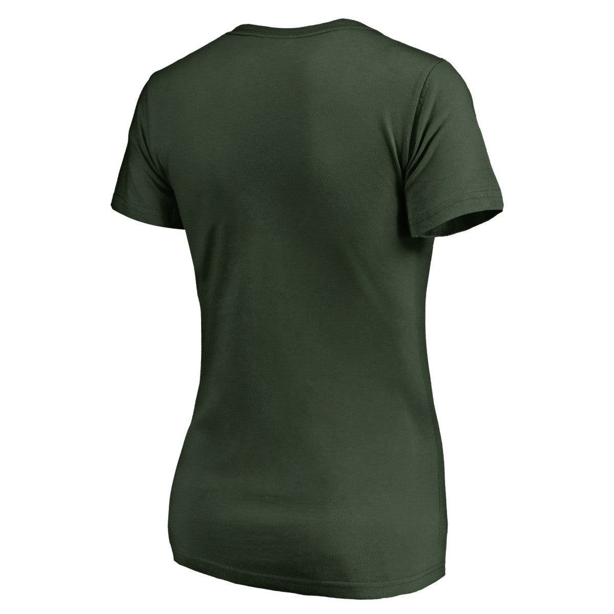 Milwaukee Bucks Women's X-Ray Slim Fit V-Neck T-Shirt Green - NBA