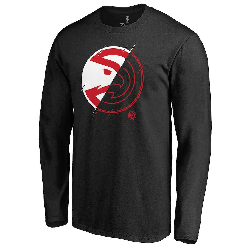 Atlanta Hawks X-Ray Long Sleeve T-Shirt Black - NBA