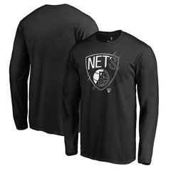 Brooklyn Nets X-Ray Long Sleeve T-Shirt Black - NBA