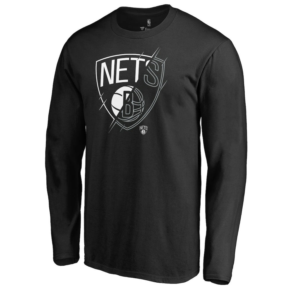 Brooklyn Nets X-Ray Long Sleeve T-Shirt Black - NBA