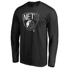 Brooklyn Nets X-Ray Long Sleeve T-Shirt Black - NBA