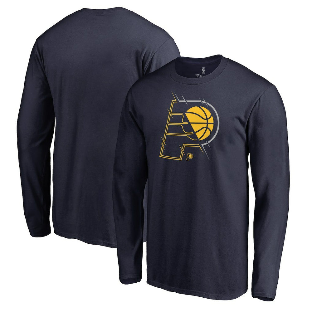 Indiana Pacers X-Ray Long Sleeve T-Shirt Navy - NBA