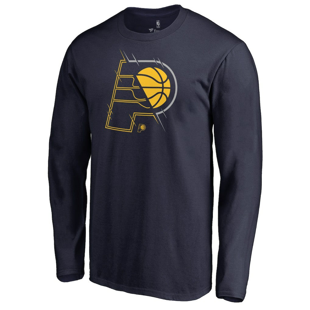 Indiana Pacers X-Ray Long Sleeve T-Shirt Navy - NBA