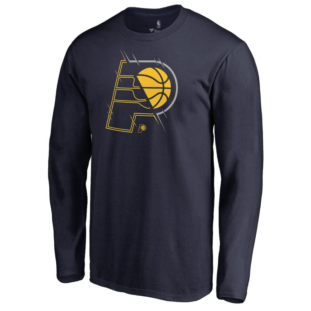 Indiana Pacers X-Ray Long Sleeve T-Shirt Navy - NBA