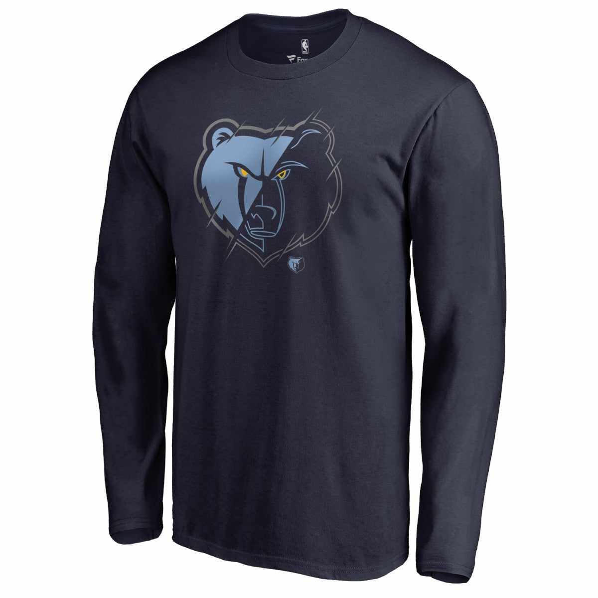 Memphis Grizzlies X-Ray Long Sleeve T-Shirt Navy - NBA