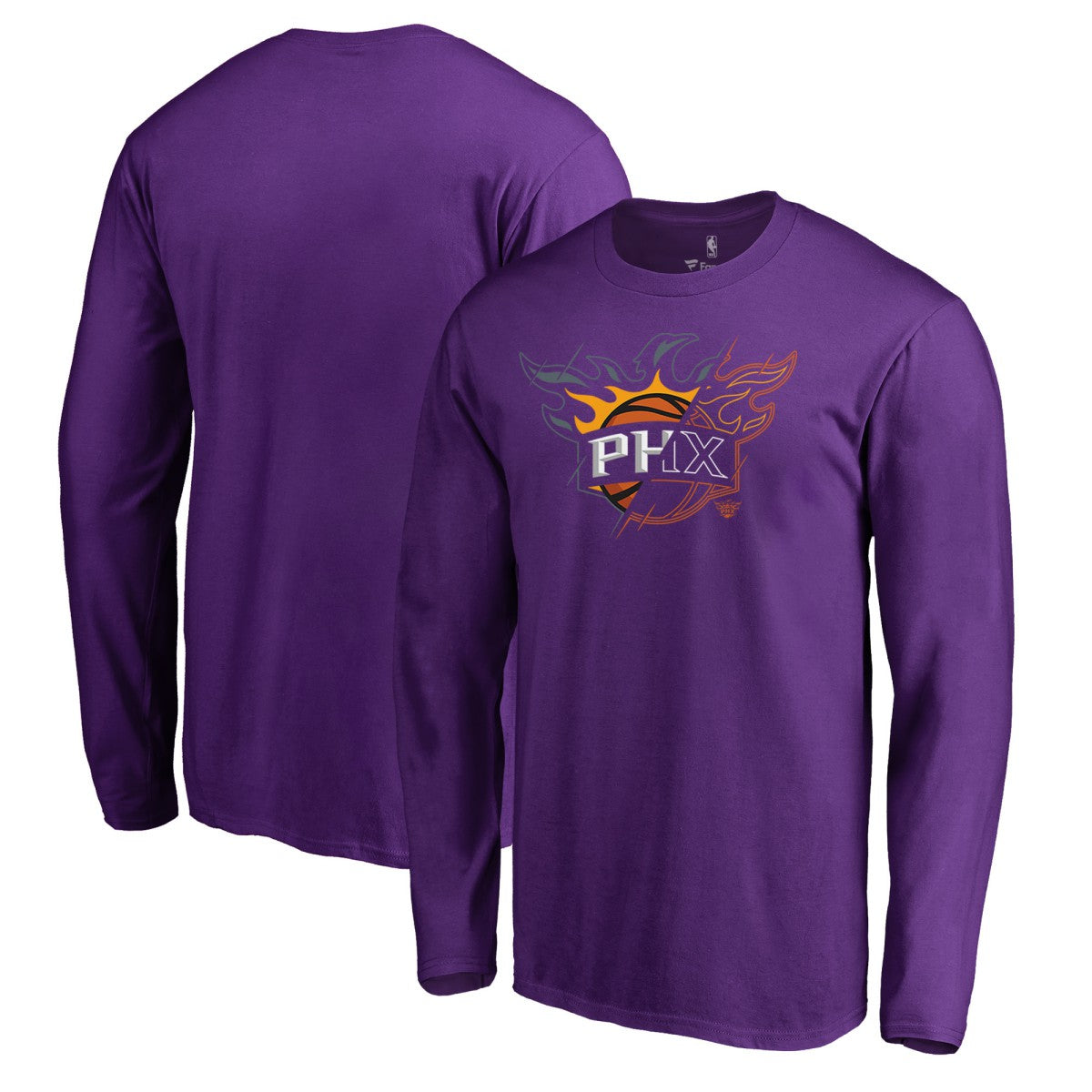 Phoenix Suns X-Ray Long Sleeve T-Shirt Purple - NBA