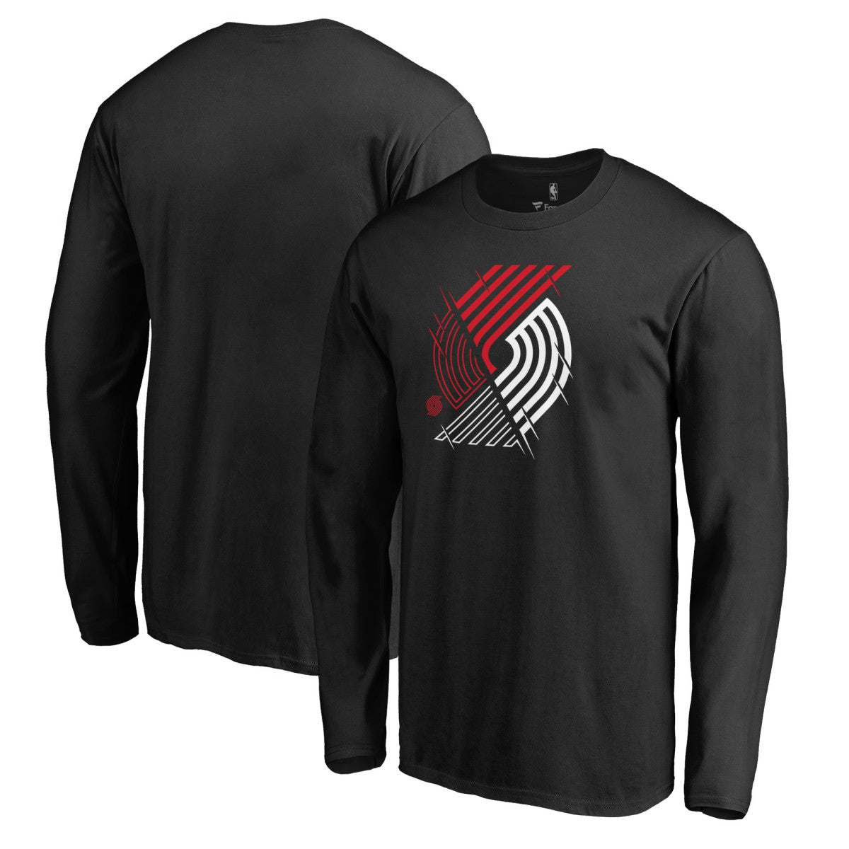 Portland Trail Blazers X-Ray Long Sleeve T-Shirt Black - NBA