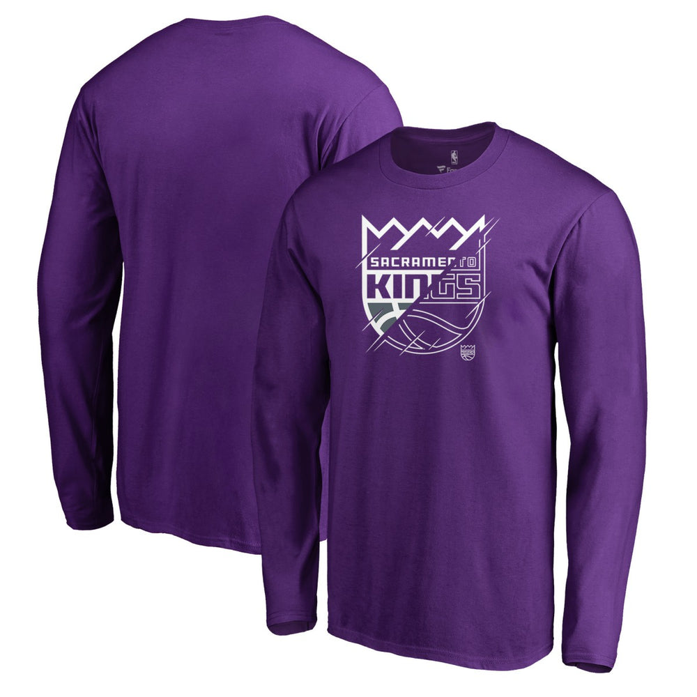 Sacramento Kings X-Ray Long Sleeve T-Shirt Purple - NBA