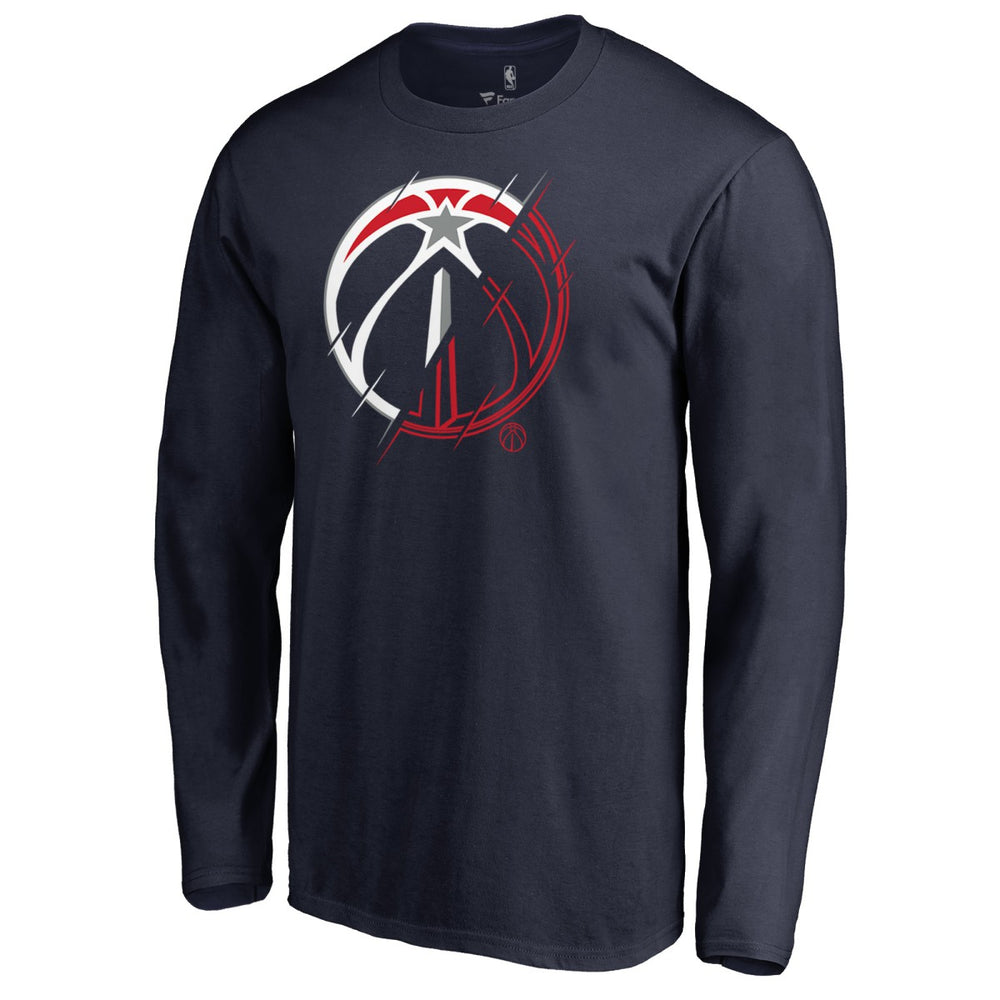 Washington Wizards X-Ray Long Sleeve T-Shirt Navy - NBA