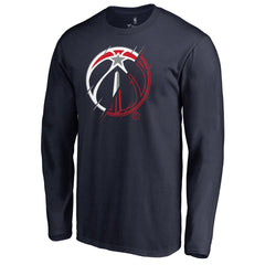 Washington Wizards X-Ray Long Sleeve T-Shirt Navy - NBA