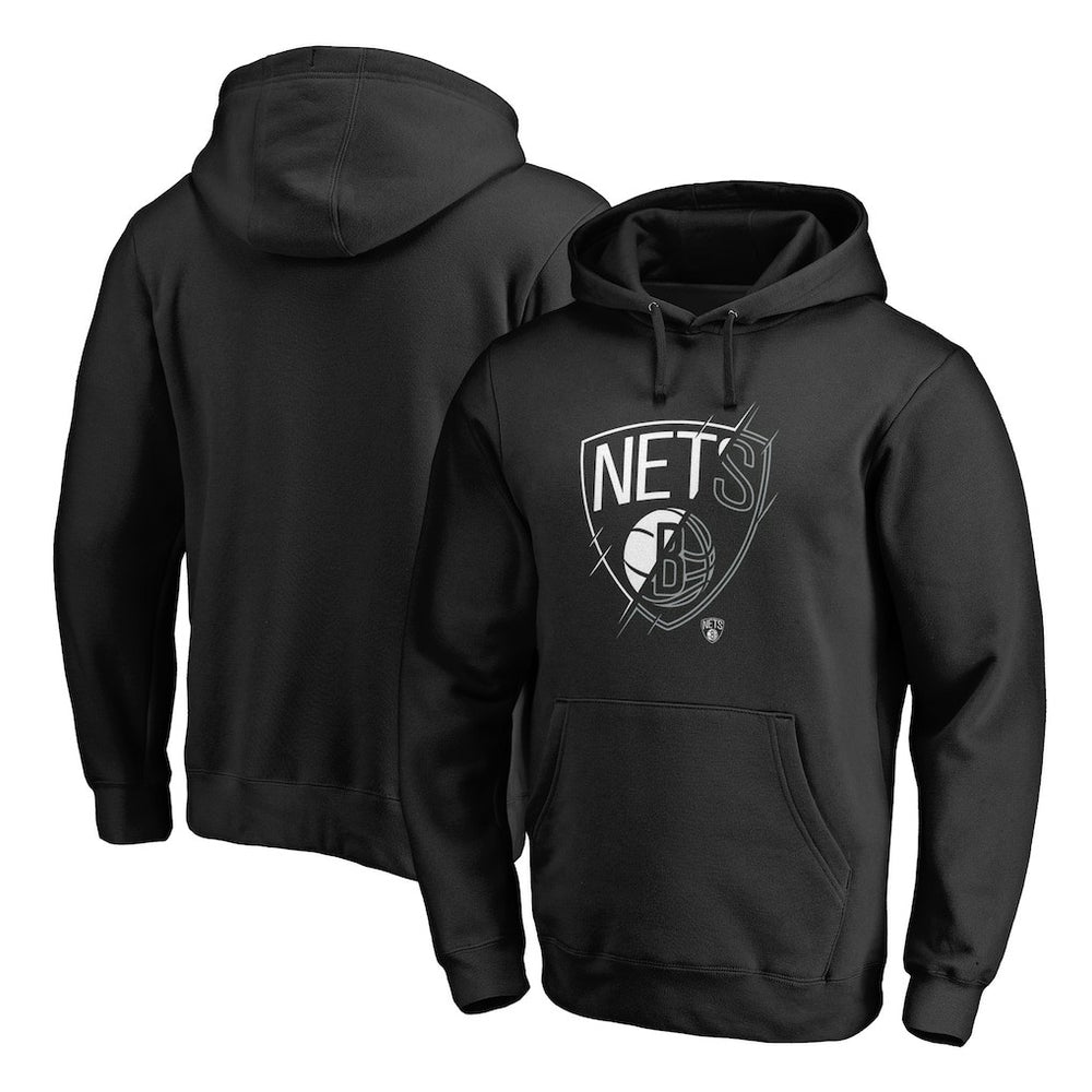 Brooklyn Nets X-Ray Pullover Hoodie Black - NBA