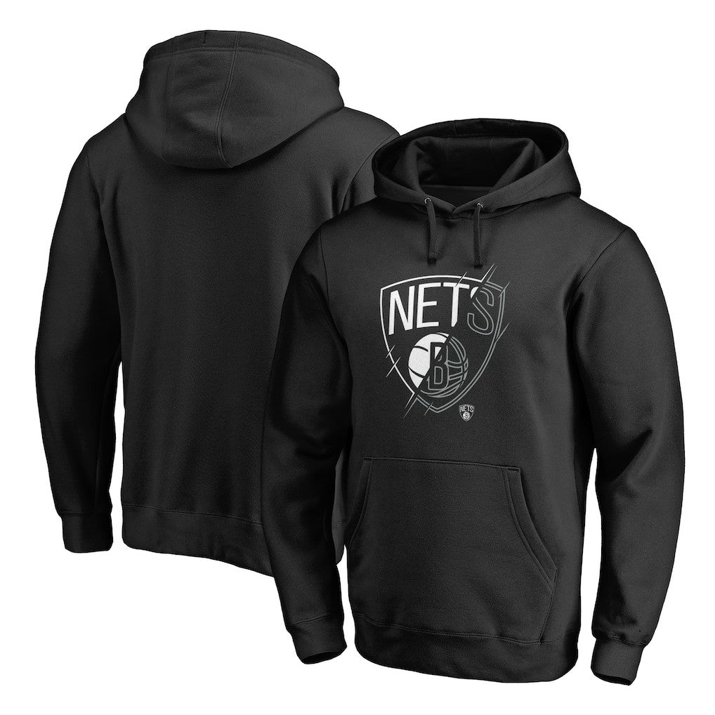 Brooklyn Nets X-Ray Pullover Hoodie Black - NBA