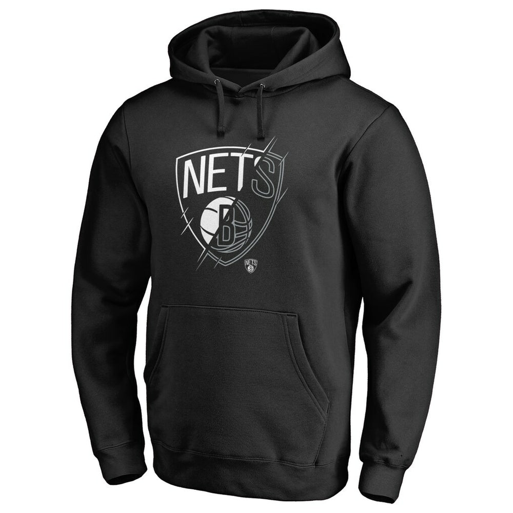 Brooklyn Nets X-Ray Pullover Hoodie Black - NBA