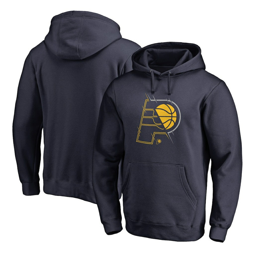 Indiana Pacers X-Ray Pullover Hoodie Navy - NBA