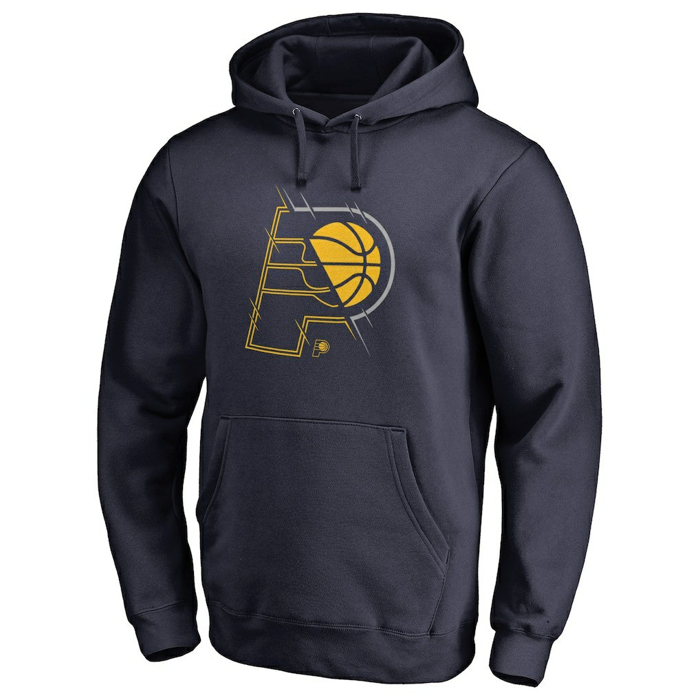 Indiana Pacers X-Ray Pullover Hoodie Navy - NBA
