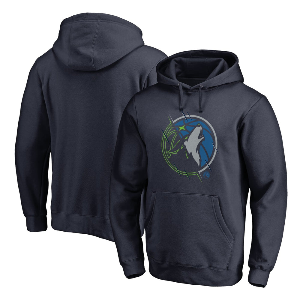 Minnesota Timberwolves X-Ray Pullover Hoodie Navy - NBA