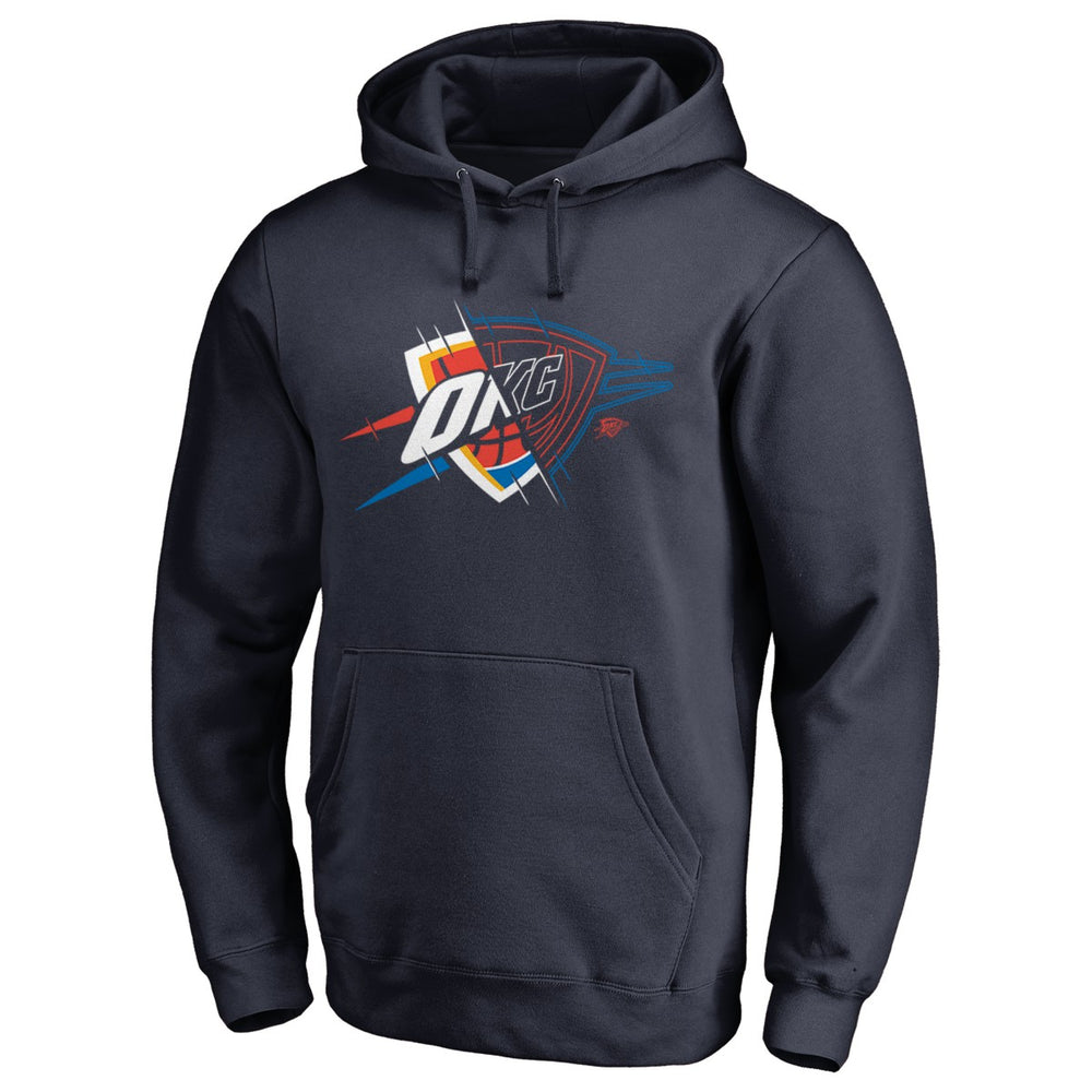Oklahoma City Thunder X-Ray Pullover Hoodie Navy - NBA