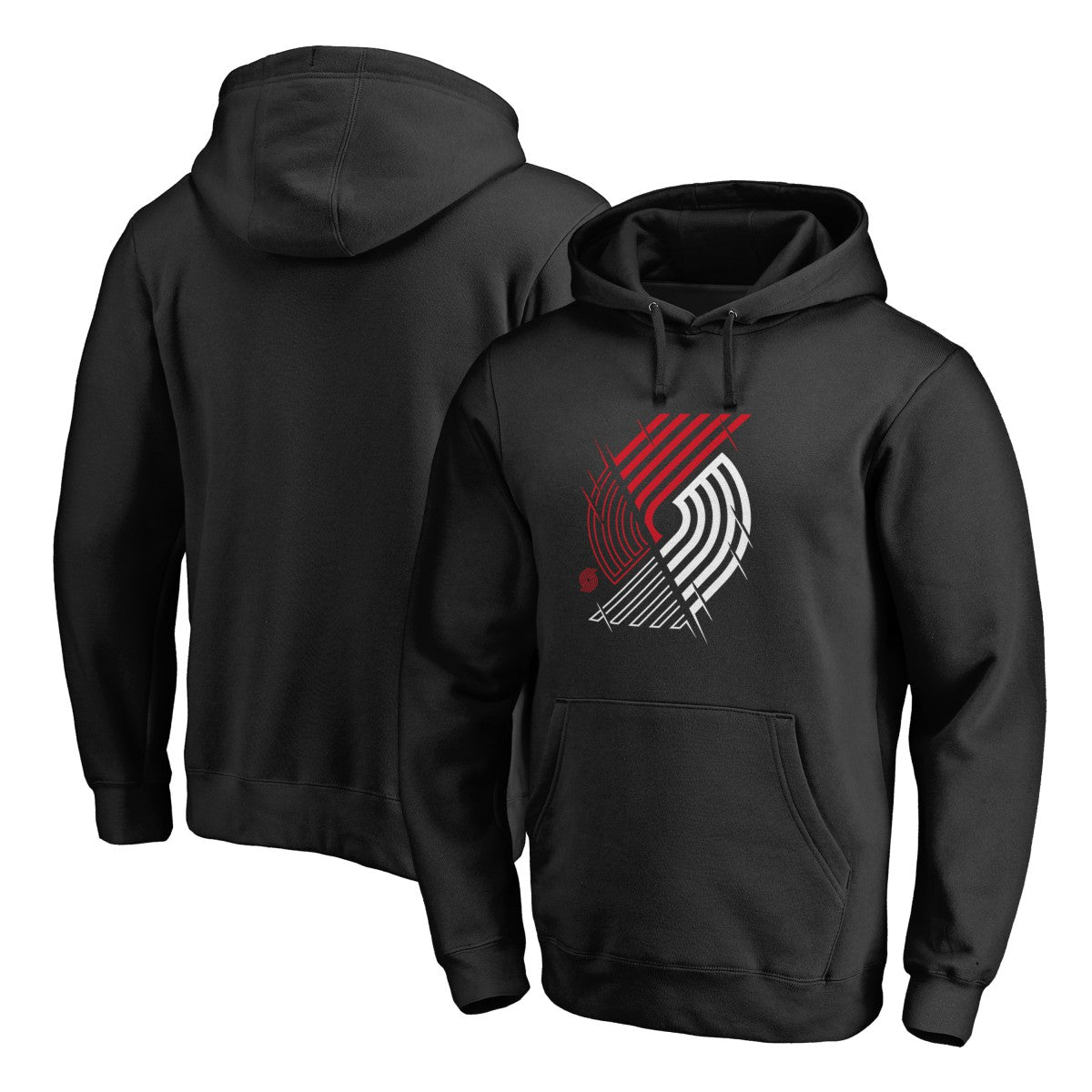 Portland Trail Blazers X-Ray Pullover Hoodie Black - NBA