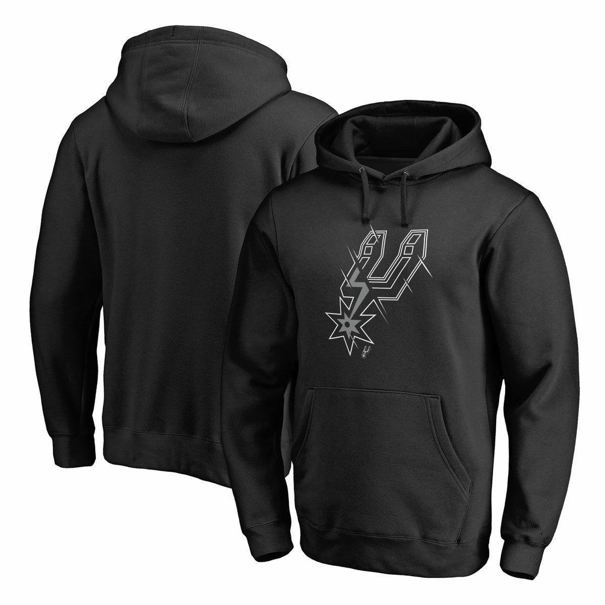San Antonio Spurs X-Ray Pullover Hoodie Black - NBA