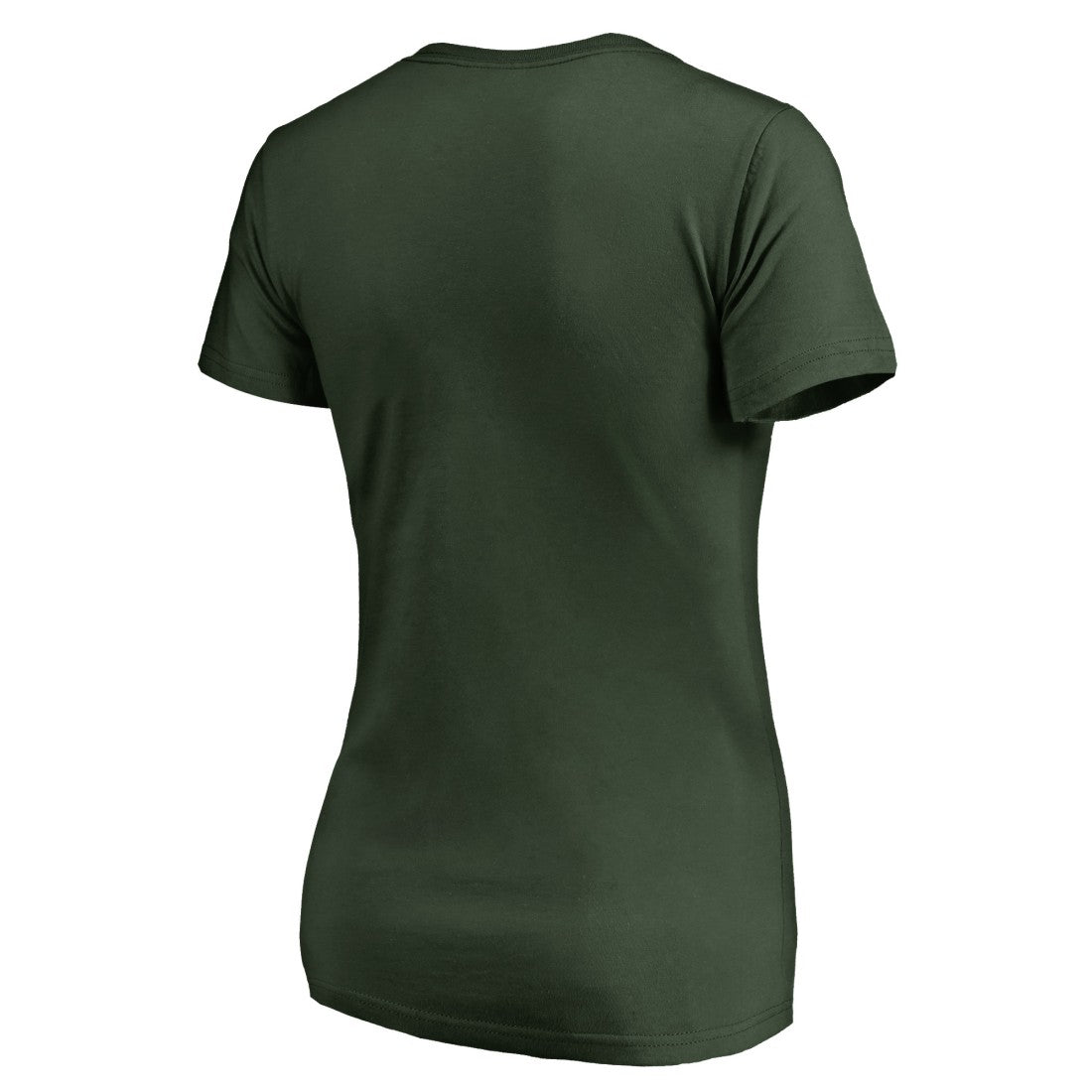 Green Bay Packers Women's X-Ray Slim Fit V-Neck T-Shirt Green | NFL
