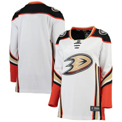 Anaheim Ducks Fanatics Women's Away Breakaway Jersey - White - NHL