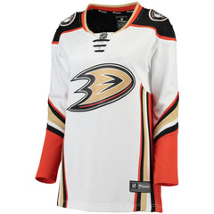 Anaheim Ducks Fanatics Women's Away Breakaway Jersey - White - NHL