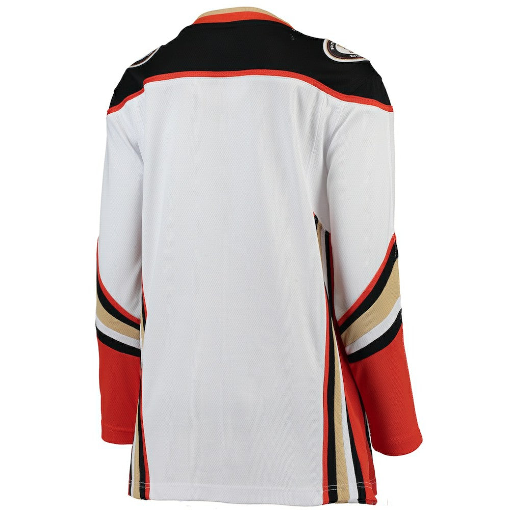 Anaheim Ducks Fanatics Women's Away Breakaway Jersey - White - NHL