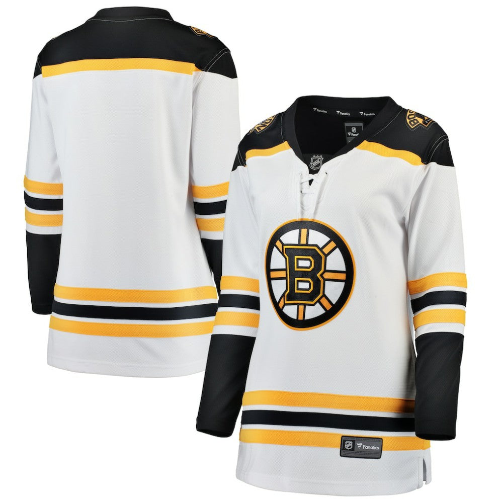 Boston Bruins Fanatics Women's Away Breakaway Jersey - White - NHL