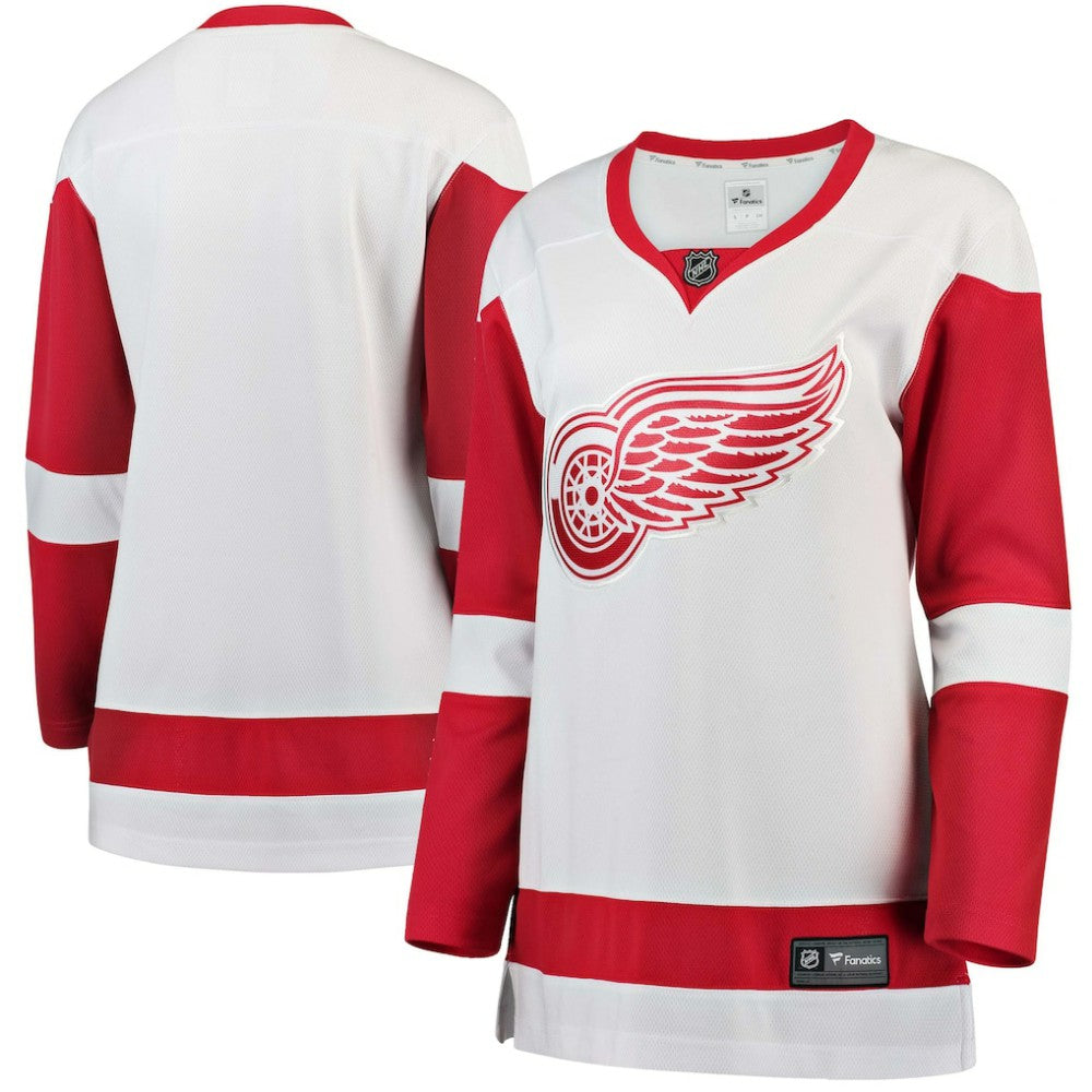 Detroit Red Wings Fanatics Women's Away Breakaway Jersey - White - NHL