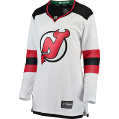 New Jersey Devils Fanatics Women's Away Breakaway Jersey - White - NHL