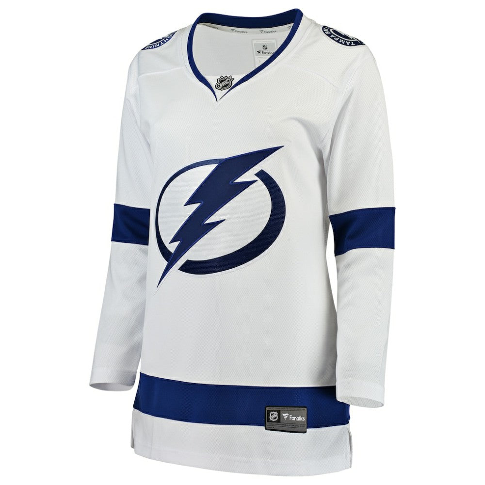 Tampa Bay Lightning Fanatics Women's Away Breakaway Jersey - White - NHL